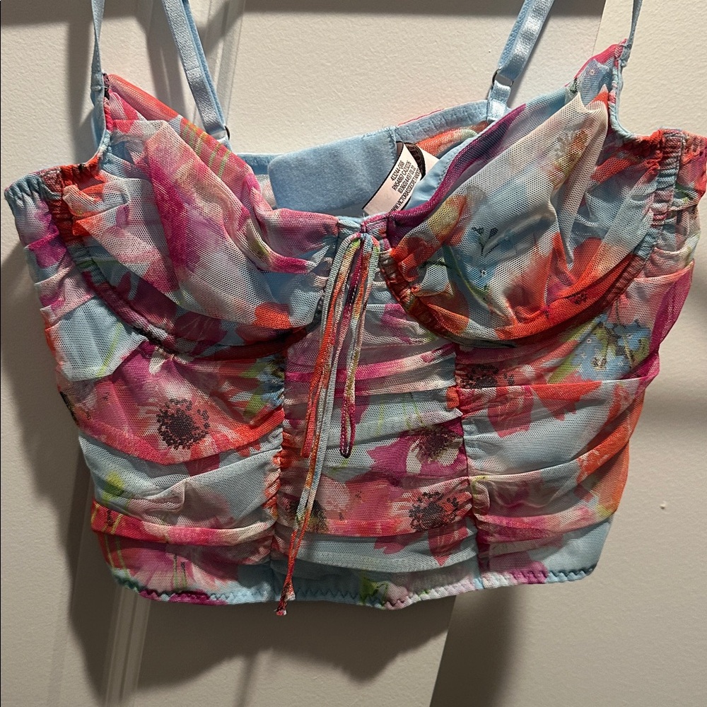 Victoria's Secret Multicolor Floral Top